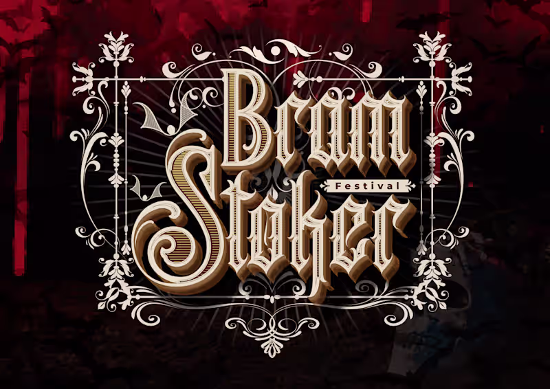 Cover image for Bram Stoker Typography