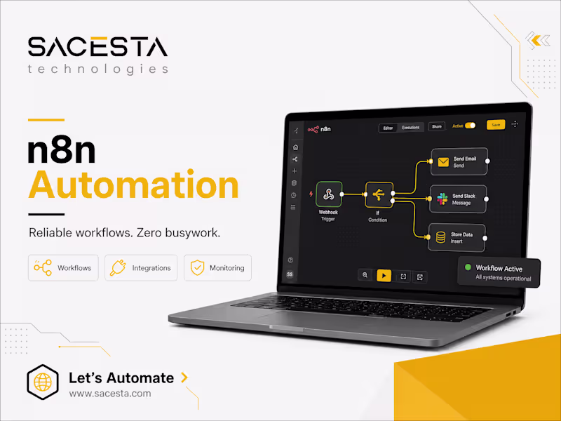 Cover image for Designing Reliable n8n Automations for Real Business Systems