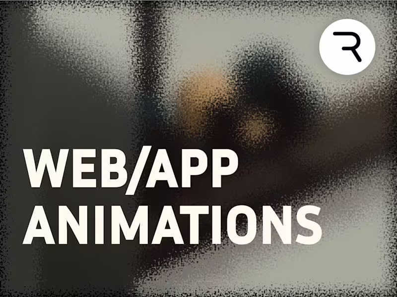 Cover image for Animations & Interactions for Your Website or App