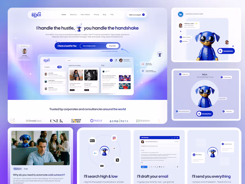 Cover image for SuperBenji SaaS Website Design & Development