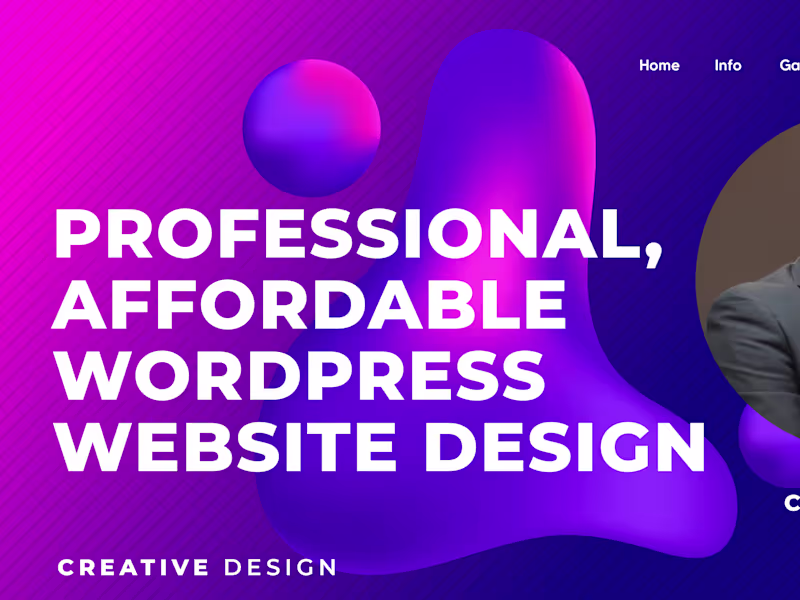 Cover image for WordPress | Figma & Webflow Expert | Web Development