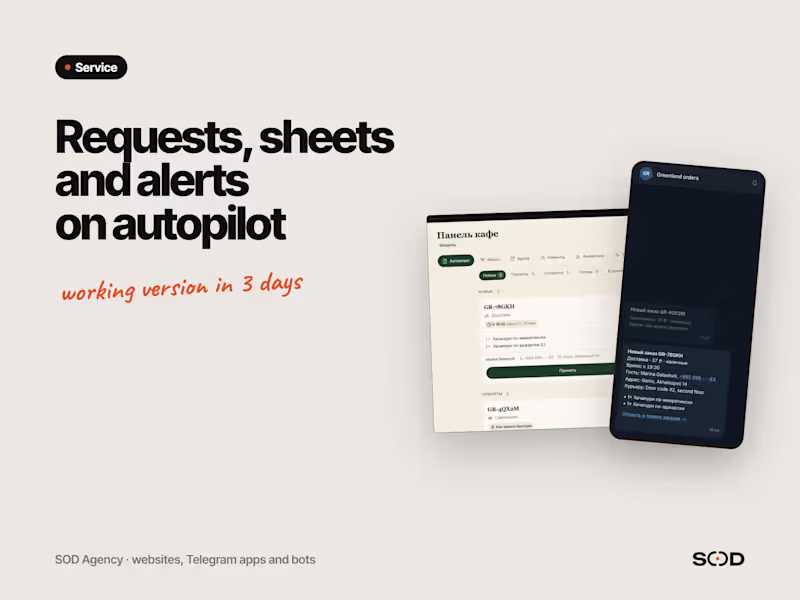 Cover image for Automate requests, spreadsheets and Telegram alerts