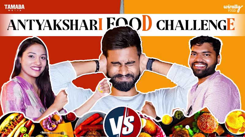 Cover image for Food Antyakshari Challenge || Wirally Food || Tamada Media - Y…