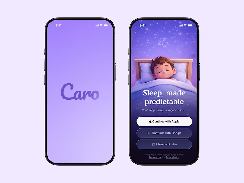 Cover image for Baby Sleep Tracker Splash Screen & Authorization