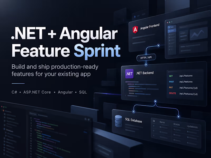 Cover image for Build a Production Feature in Your .NET + Angular App