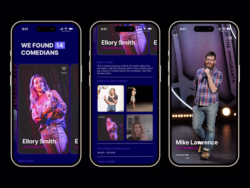 Cover image for Comic Booked is a platform created to help comedians and ven...