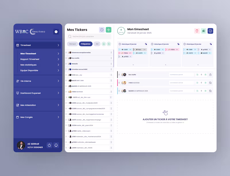 Cover image for Ticketing & Timesheet UX Redesign