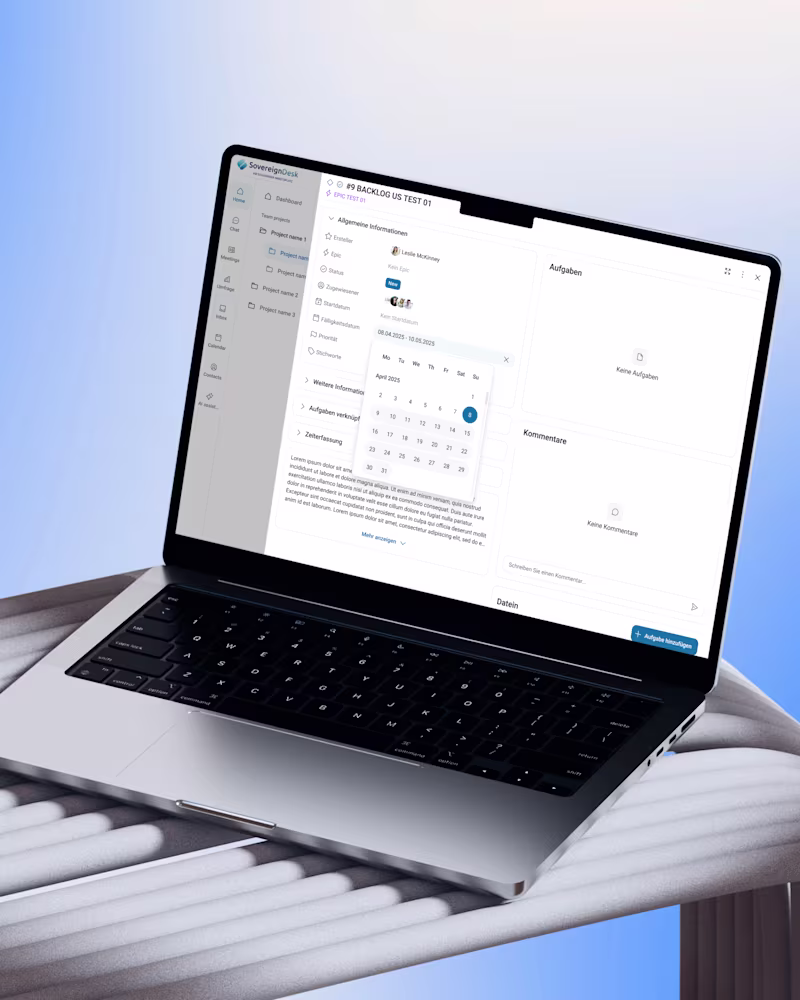 Cover image for Sovereign Desk | SaaS UX/UI Design