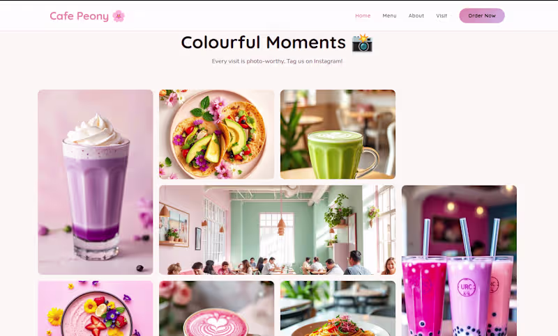 Cover image for Cafe Peony 😍 ..
Created vibrant