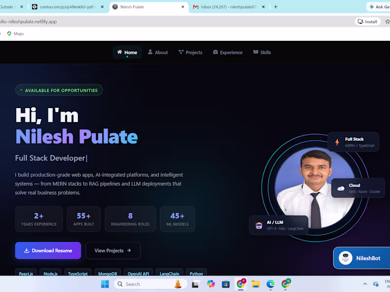 Cover image for Nilesh Pulate