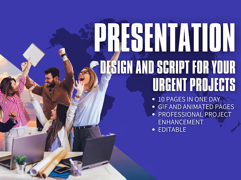 Cover image for Captivating Presentation Design Services