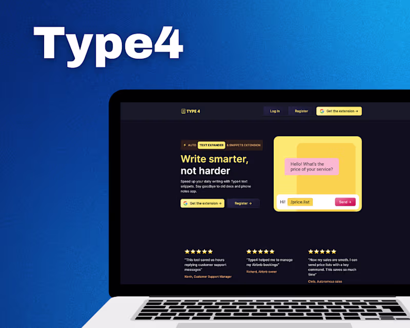 Cover image for Type4 | SaaS application