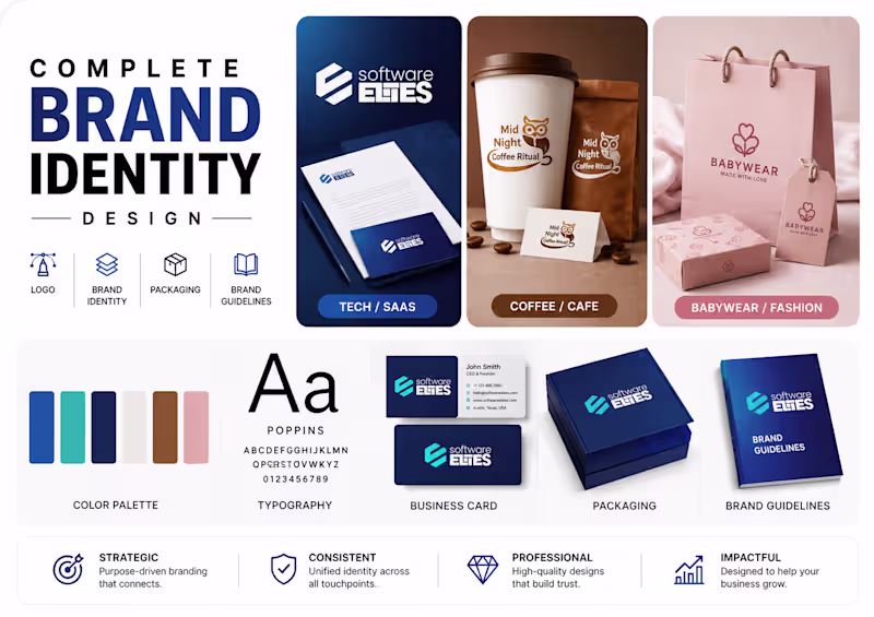Cover image for Complete Logo & Brand Identity Design
