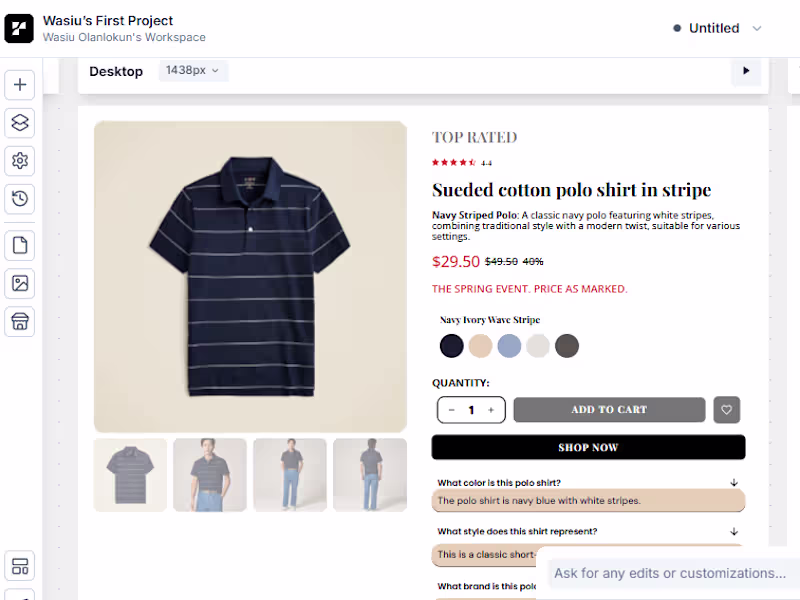 Cover image for High converting landing page for DTC brand From Figma to Replo