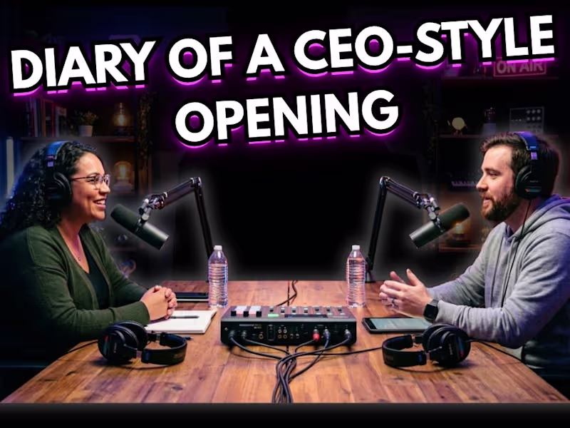 Cover image for Diary of a CEO-style Cold Open