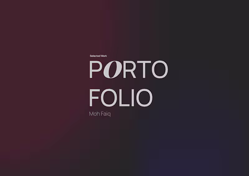 Cover image for MOTION GRAPHIC PORTOFOLIO | MOH FAIQ