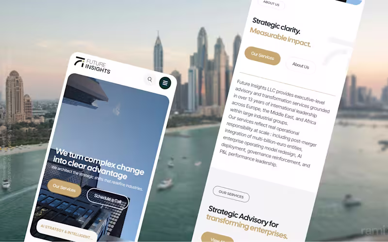 Cover image for Premium institutional website for a