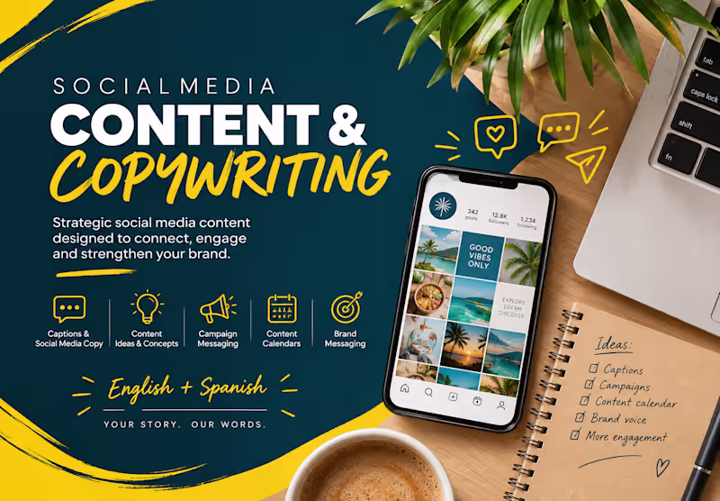 Cover image for Social Media Content & Copywriting