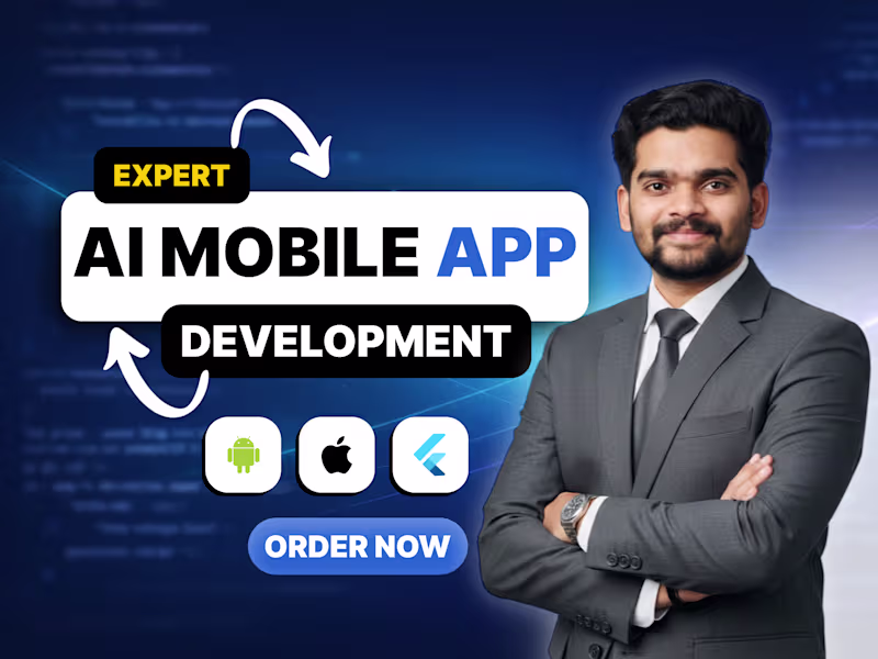 Cover image for AI Mobile App Development | iOS, Android, Flutter & MVP
