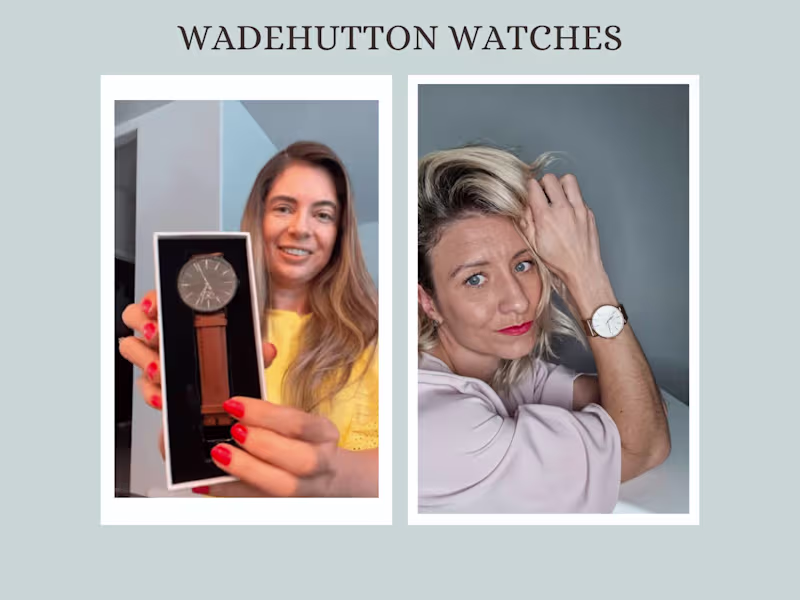 Cover image for  Watch Promotion For Wade Hutton Brand 