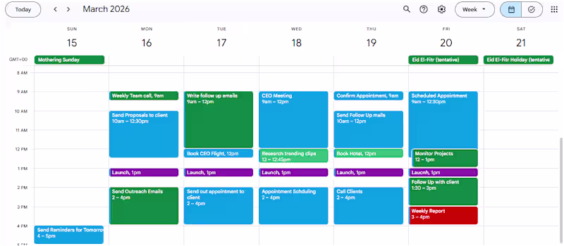 Cover image for Calendar Management