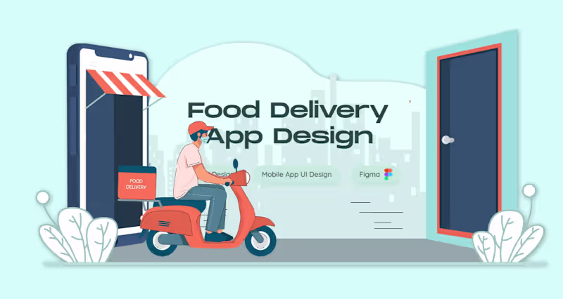 Cover image for UX Design | Food Delivery App 