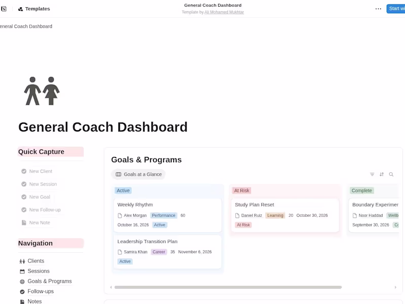 Cover image for Custom Notion Template or Workspace for Your Workflow