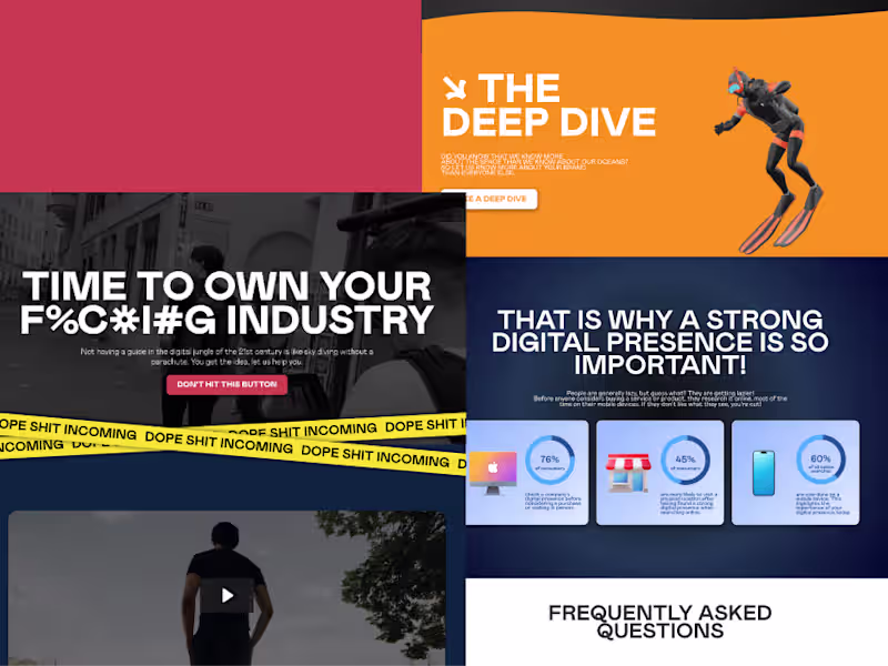 Cover image for Webflow Website für DaT Agency
