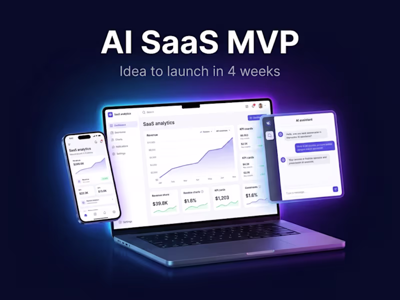 Cover image for AI SaaS MVP: Launch-Ready in 4 Weeks (Next.js + Supabase)