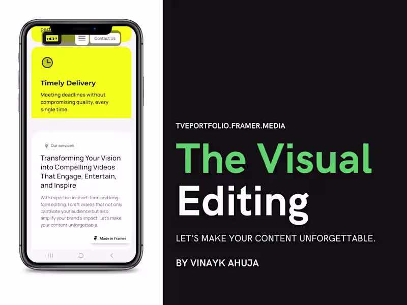 Cover image for The Visual Editing