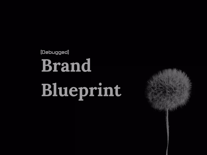 Cover image for The Blueprint