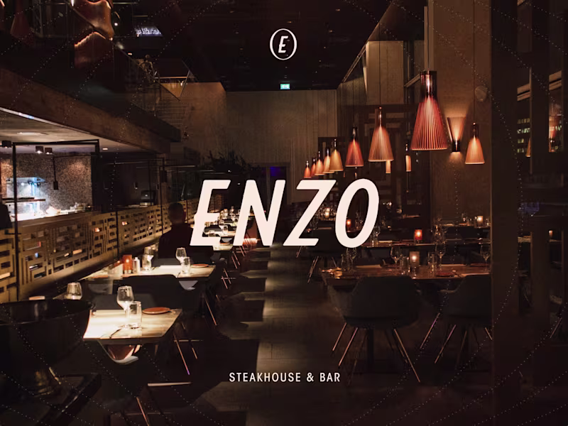Cover image for ENZO | Restaurant Branding Identity and Web Design