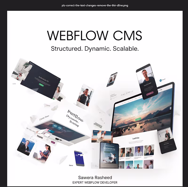 Cover image for Webflow CMS Setup & Development