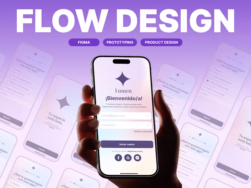 Cover image for App Flow Design - Wireframes & High-Fidelity UI in Figma