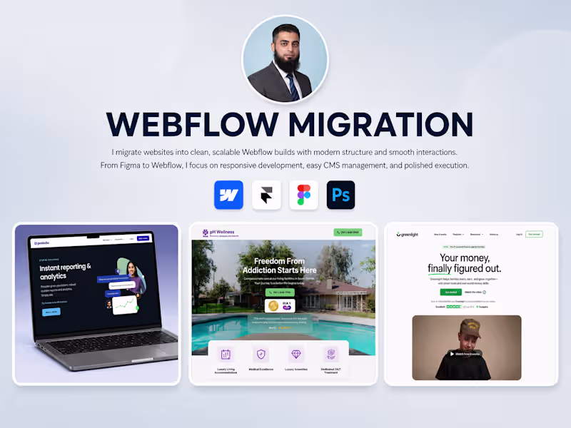 Cover image for Platform Migration • Webflow & Framer Development