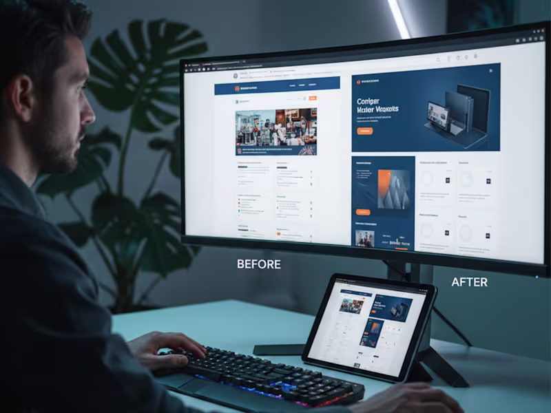 Cover image for WordPress UX/UI Transformation & Conversion Redesign
