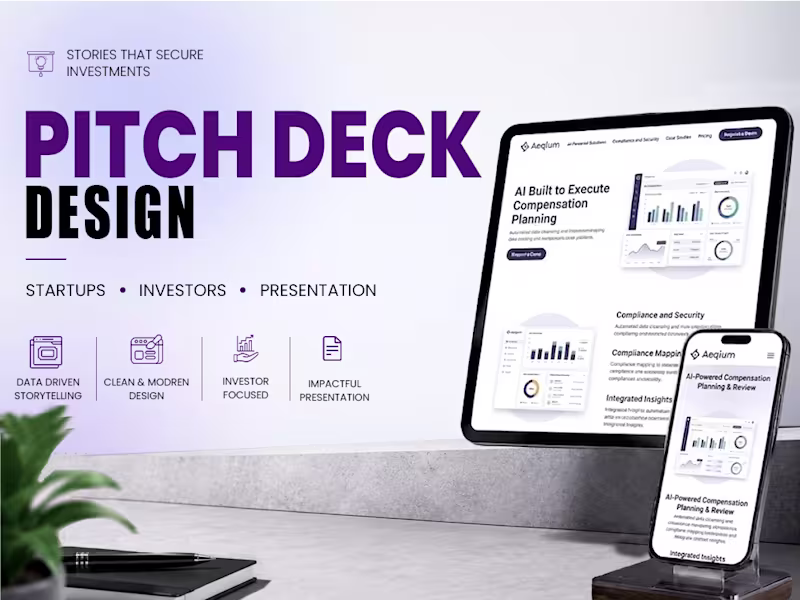 Cover image for Pitch Deck & Presentation Design