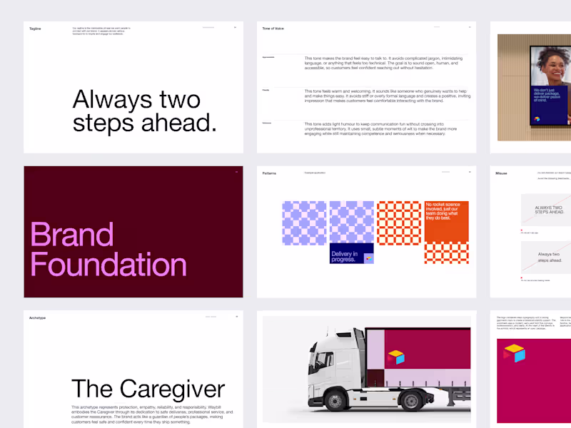 Cover image for Waybill: Humanizing Logistics Branding | Pitch Deck Design