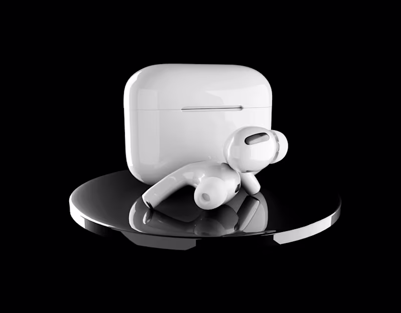 Cover image for Apple Airpods Pro 3D Renders and Product Animation