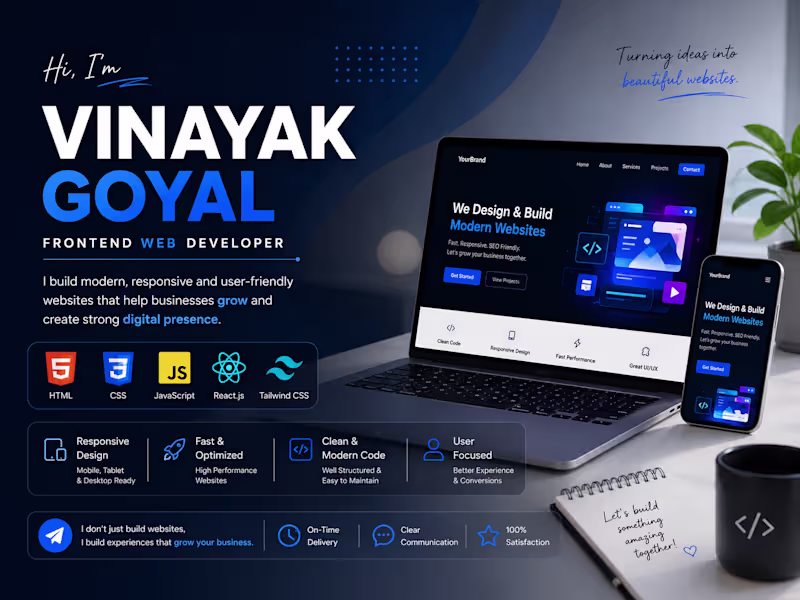 Cover image for Modern Responsive Website Development