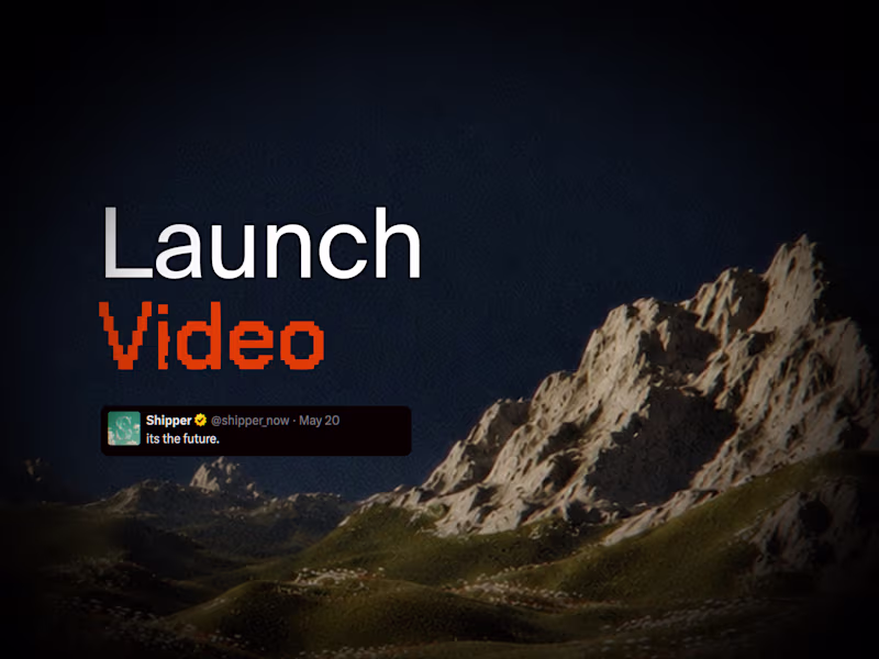 Cover image for Launch Video