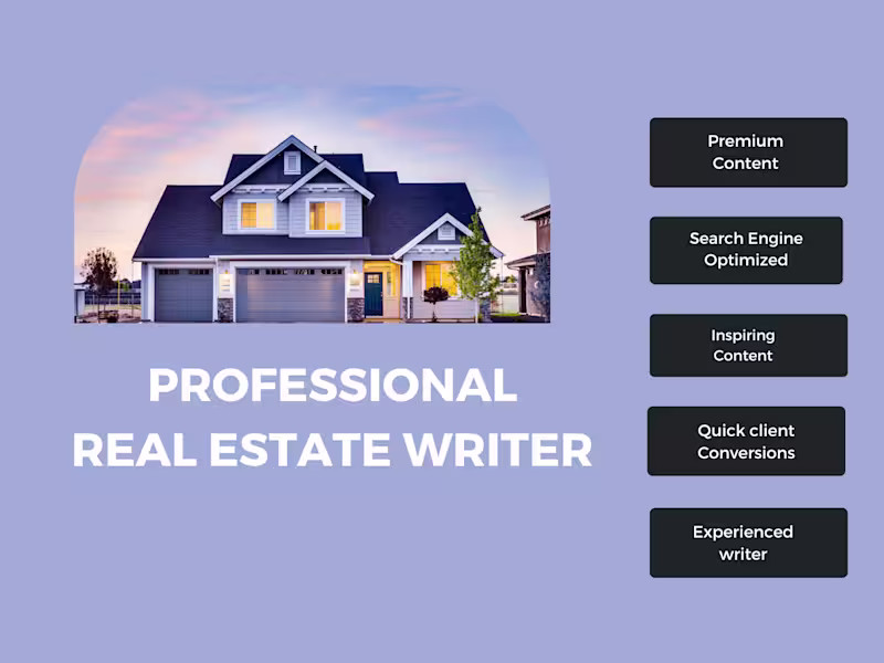 Cover image for Real Estate Agent Profile