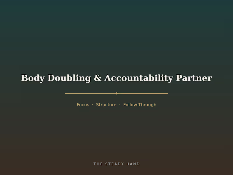 Cover image for Body Doubling 
