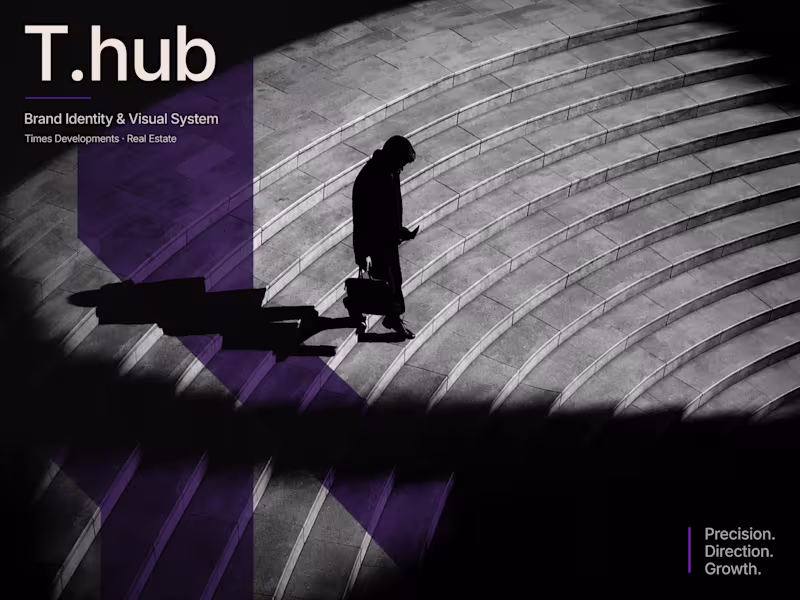 Cover image for T.hub — Brand Identity & Visual System