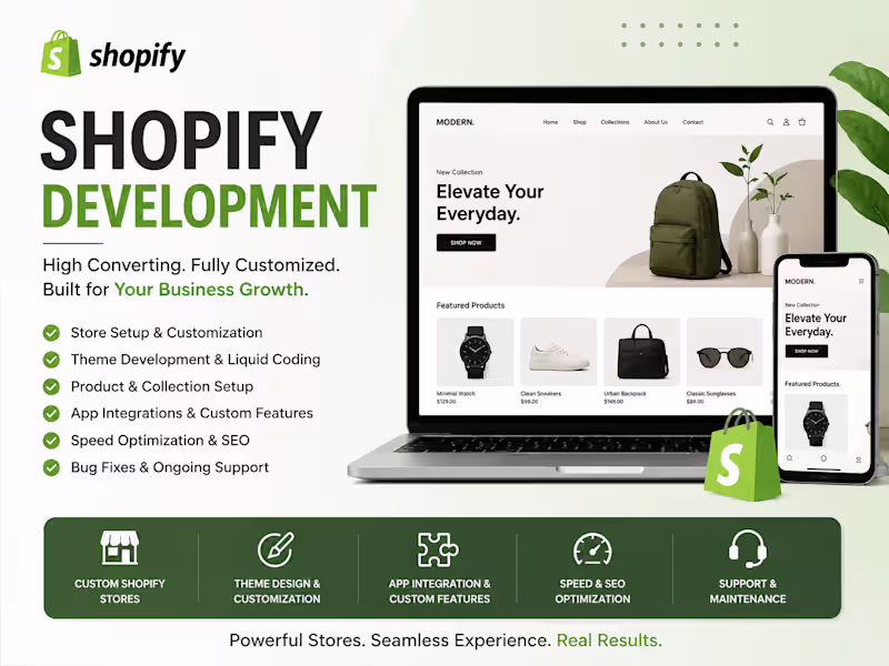 Cover image for Shopify Development