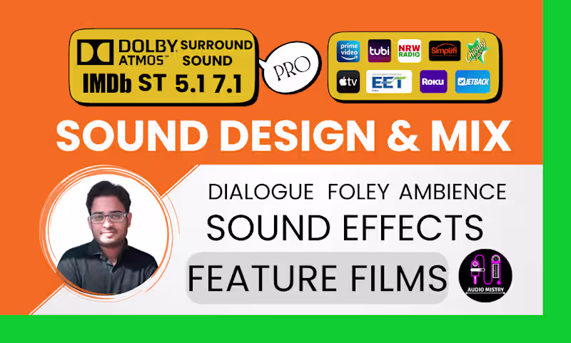 Cover image for Film Mixing – Stereo, 5.1 & Immersive Dolby Atmos
