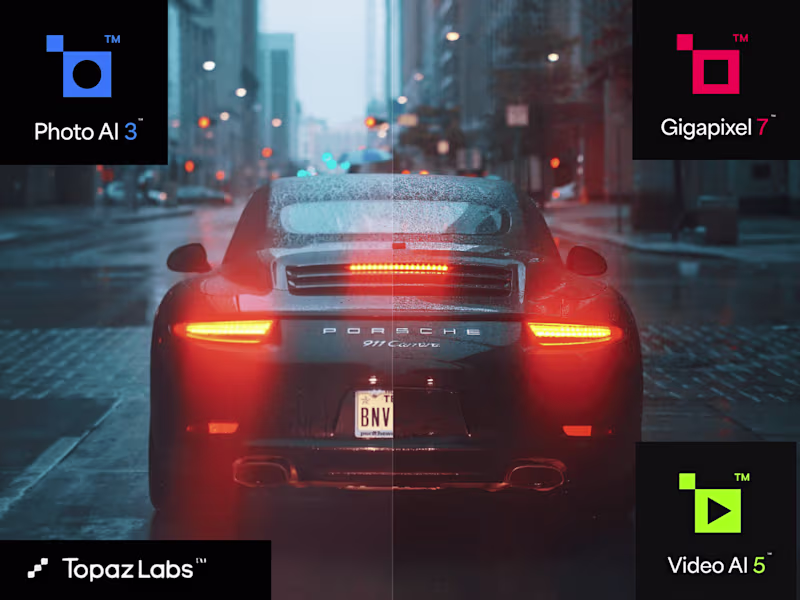 Cover image for Topaz Labs Photo AI , Gigapixel 7 and Video AI Enhance
