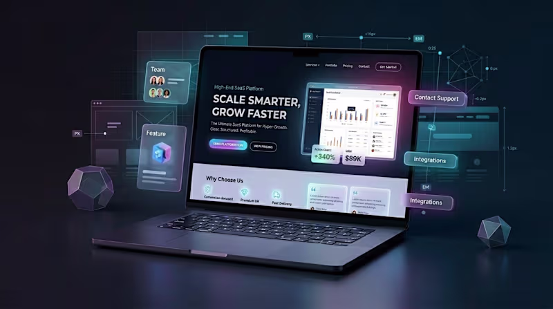 Cover image for High-Converting Landing Page UI/UX Design
