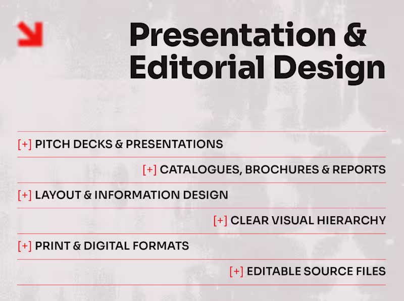 Cover image for Presentation & Editorial Design