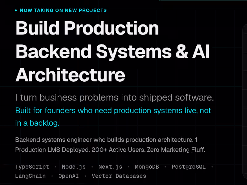 Cover image for Personal Portfolio — High-Performance Next.js